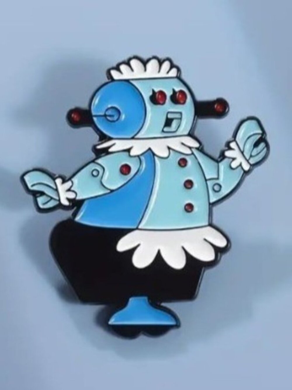 The Jetsons Rosie the Robot Enamel Pin – Retro Futuristic Collectible!